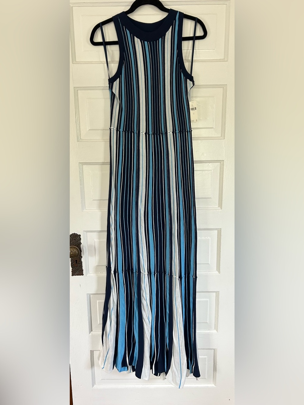 New With Tags! Maeve By Anthropologie Lisanne Knit Sweater Maxi Dress. Large